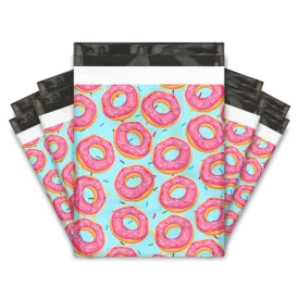 10x13 Extra Thick Heavy Duty Donut Designer Poly Mailers Shipping Envelopes Premium Printed Bags