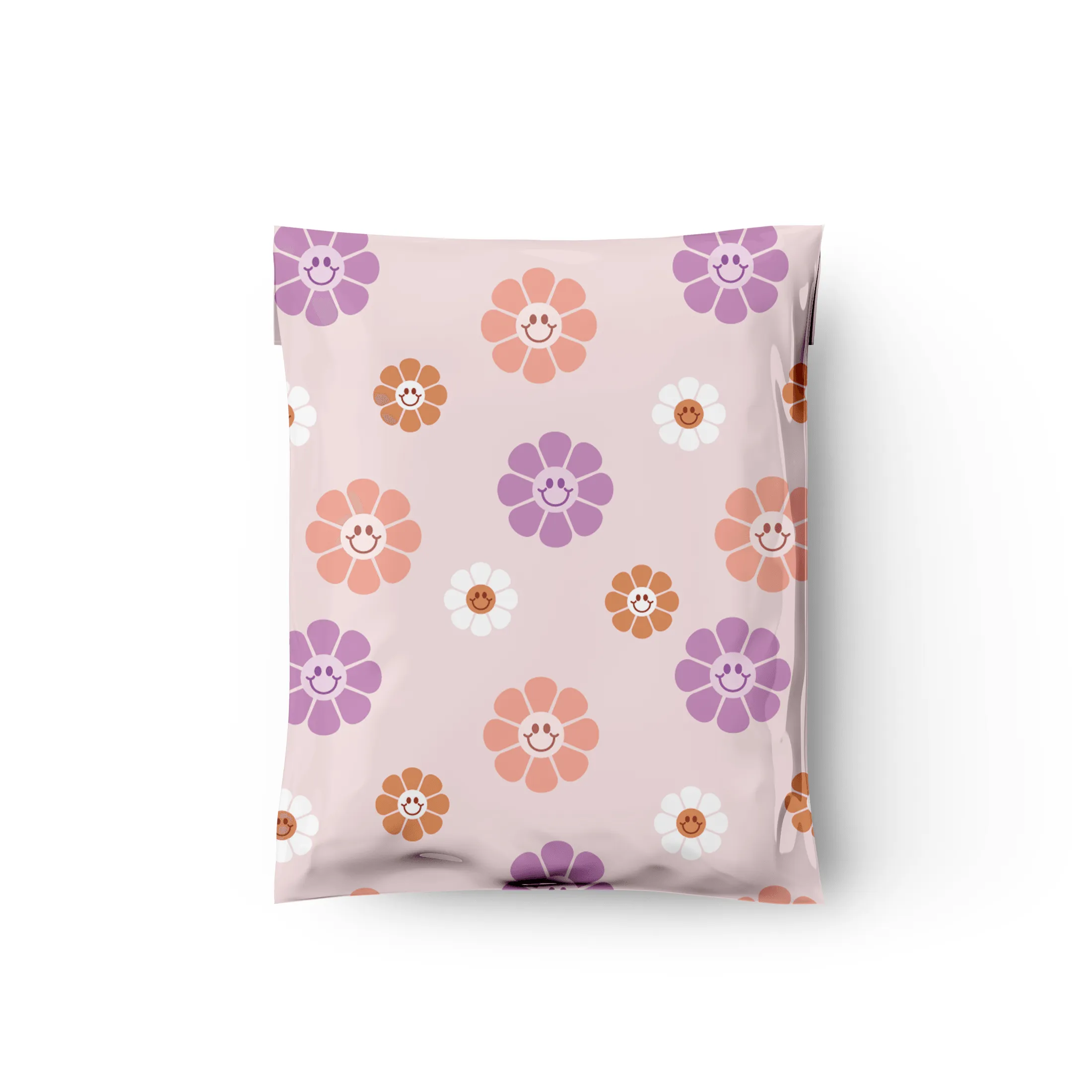 10x13 Groovy Flowers Designer Poly Mailers Shipping Envelopes Premium Printed Bags