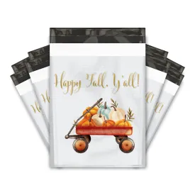 10x13 Hello Fall Designer Poly Mailers Shipping Envelopes Premium Printed Bags