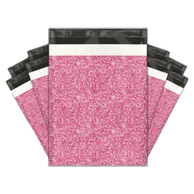 10x13 Pink Confetti Designer Poly Mailers Shipping Envelopes Premium Printed Bags