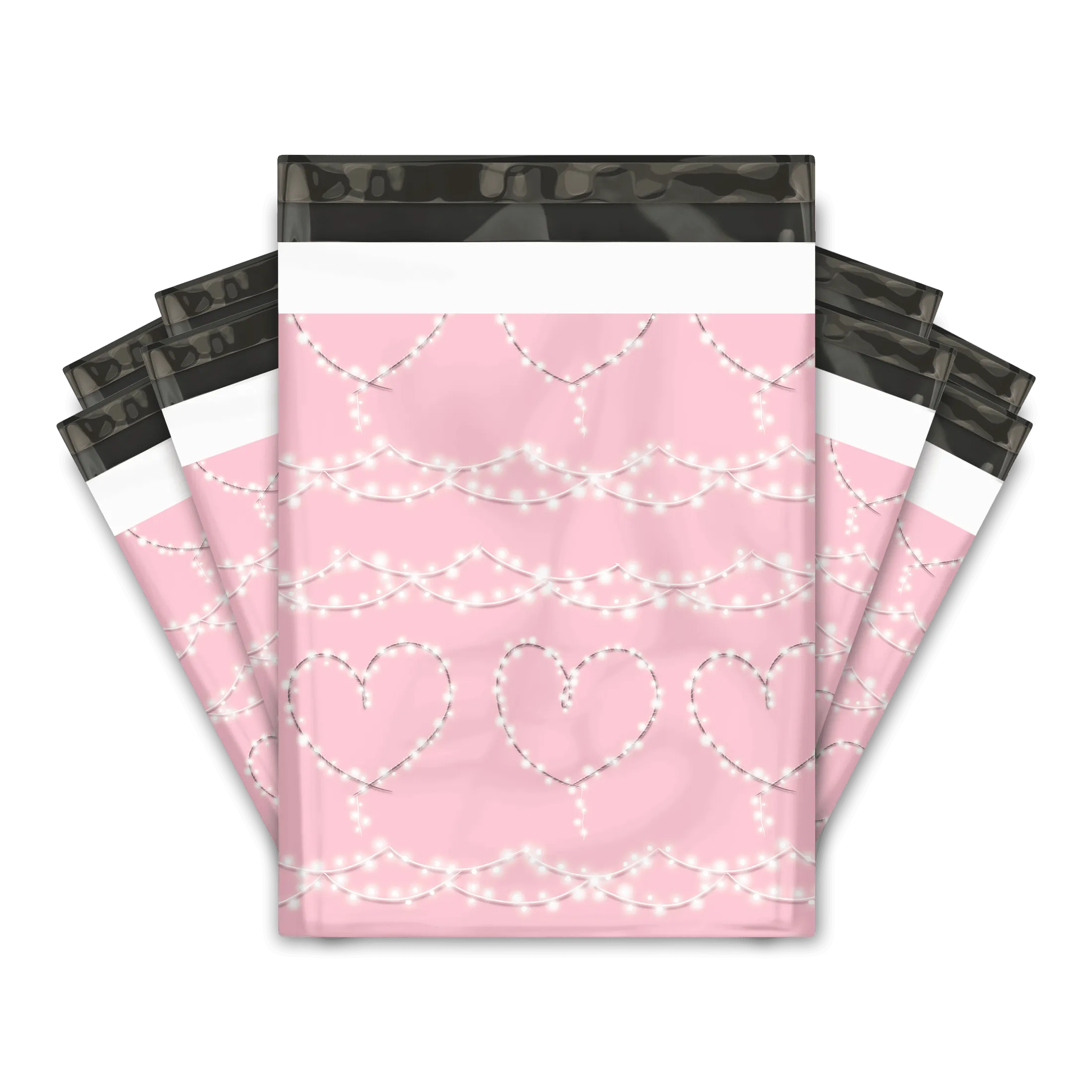 10x13 Valentine's Day Sample Pack Designer Poly Mailers Shipping Envelopes Premium Printed Bags