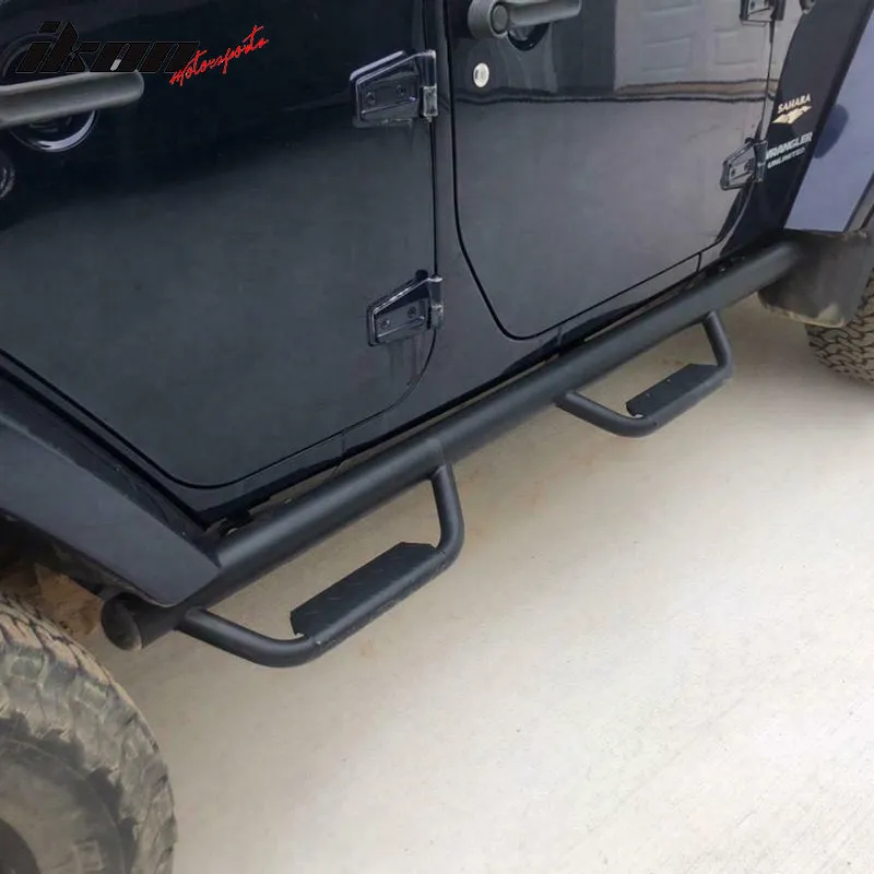 2007-2018 Jeep Wrangler JK Offroad Step Armor Nerf Bar Running Board