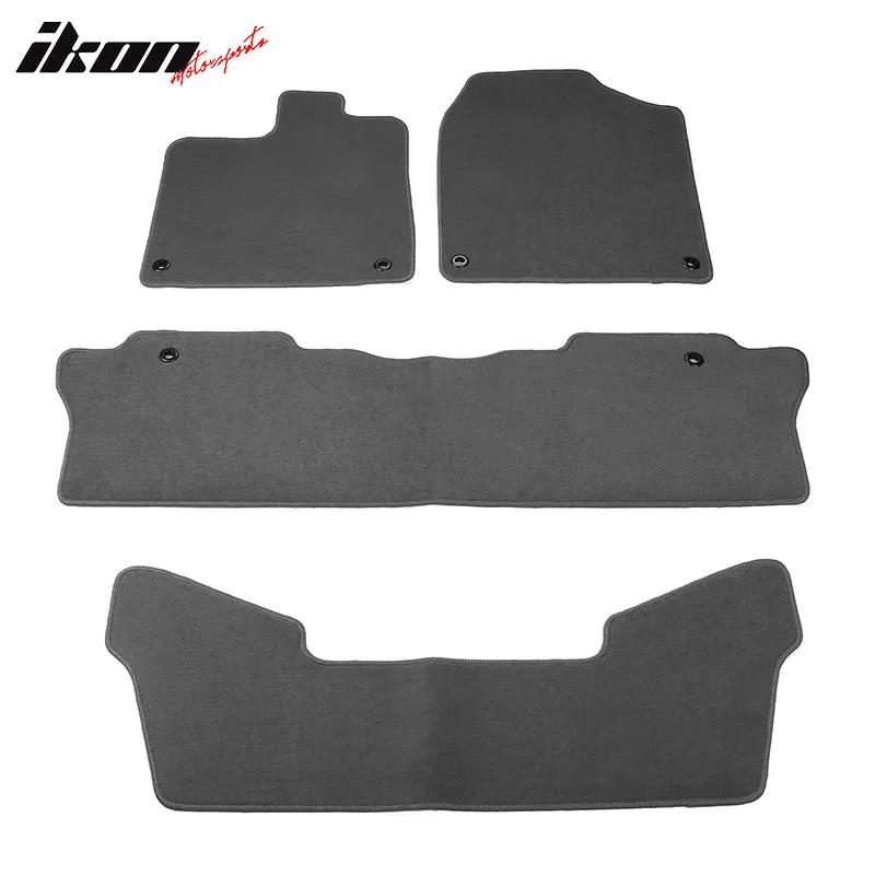 2016-2023 Honda Pilot Nylon Floor Mats Liner Front Rear Carpets