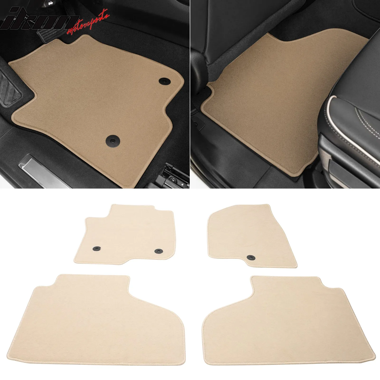 2021-2023 Chevy Suburban Tahoe GMC Yukon 4PC Floor Mats Nylon