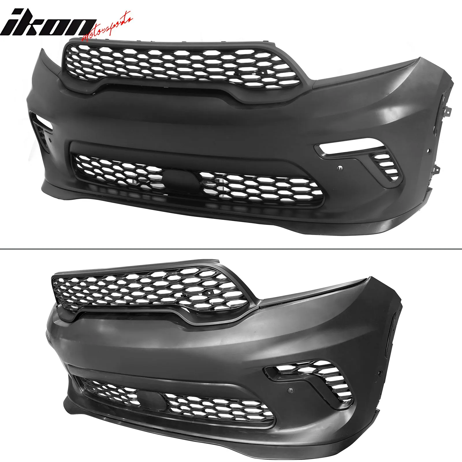 21-24 Dodge Durango Front Rear Bumper Cover Hellcat Style V2 Diffuser