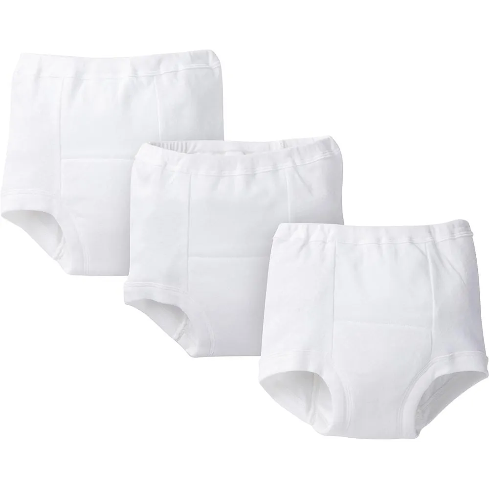 3-Pack White Training Pants