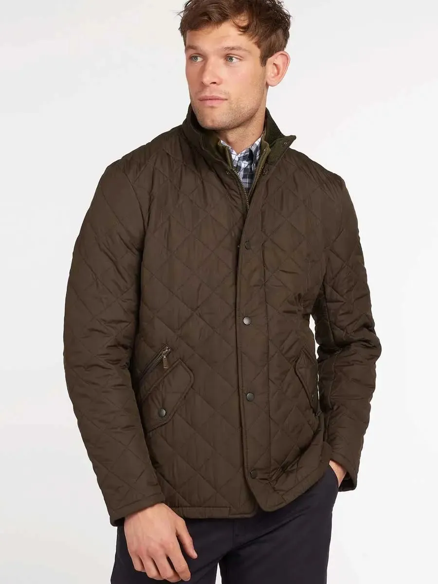 BARBOUR Chelsea Sportsquilt Jacket - Mens - Olive