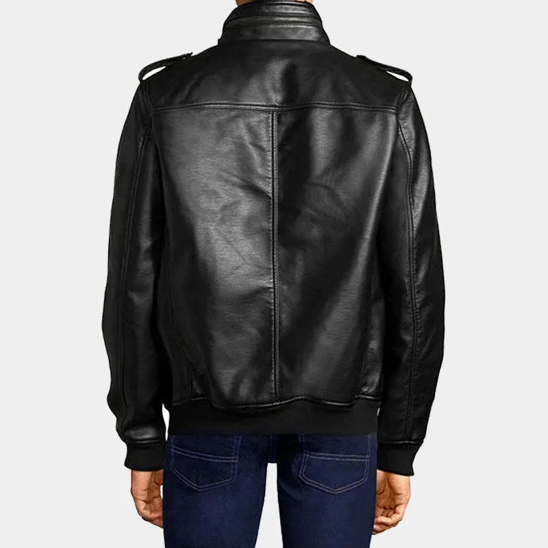 Best Genuine High Quality Boys Alpha Bomber Leather Jacket