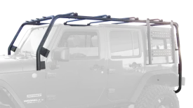 Body Armor 4x4 Cargo Roof Rack For Jeep Wrangler 4 Door 2007-2018