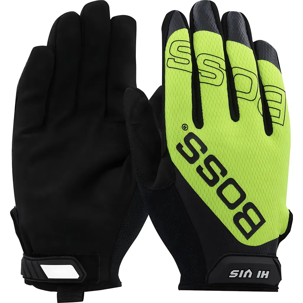 Boss 120-MV1230T/XXL Synthetic Microfiber Palm with Hi-Vis Mesh Fabric Back