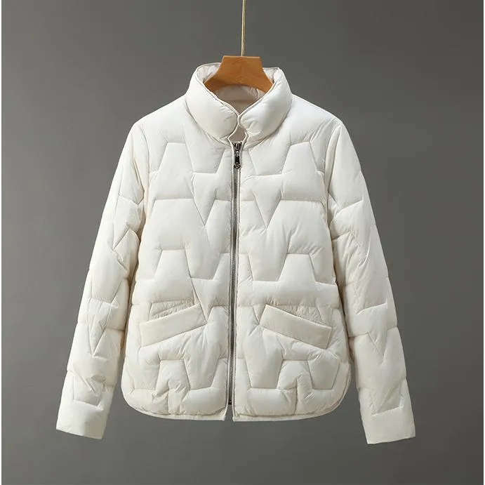 Cropped Lightweight Puffer Jacket