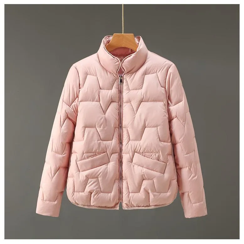 Cropped Lightweight Puffer Jacket