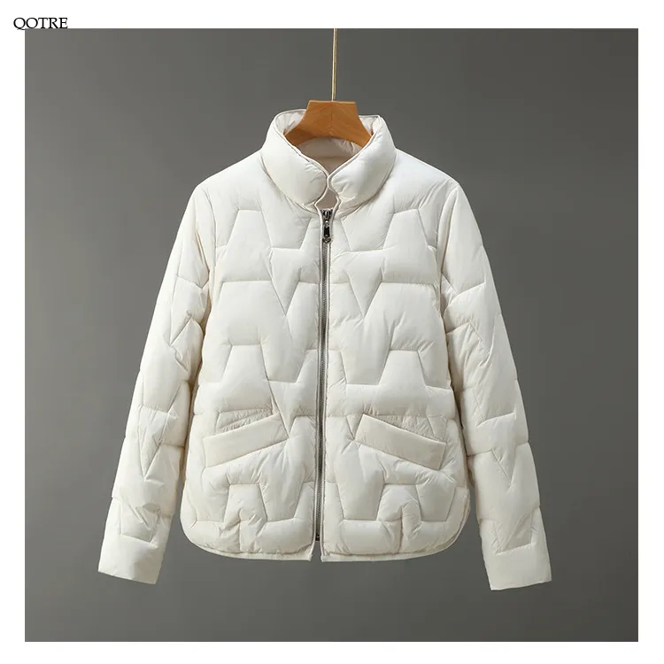 Cropped Lightweight Puffer Jacket