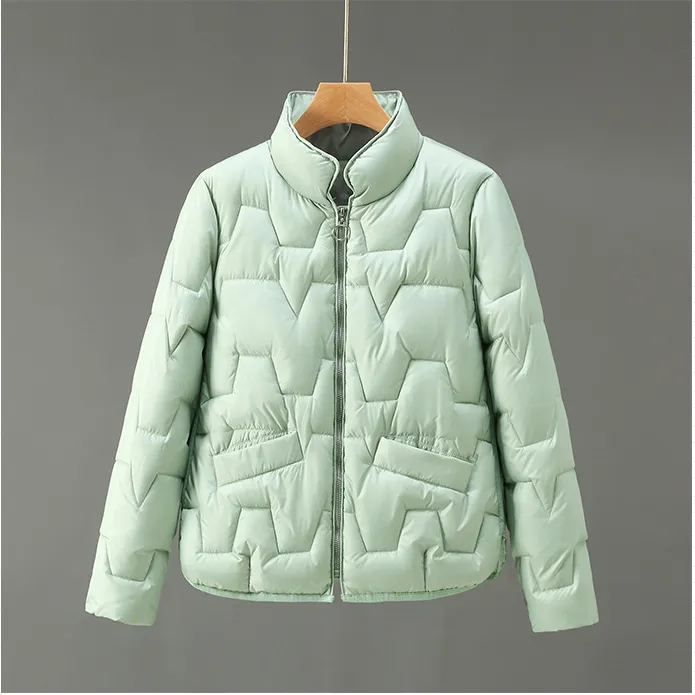 Cropped Lightweight Puffer Jacket