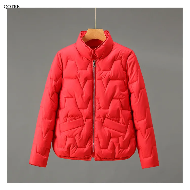 Cropped Lightweight Puffer Jacket