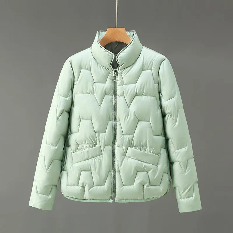 Cropped Lightweight Puffer Jacket