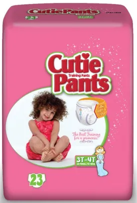 Cutie Pants™ Refastenable Training Pants for Girls Medium 2T to 3T, Up to 34 lb