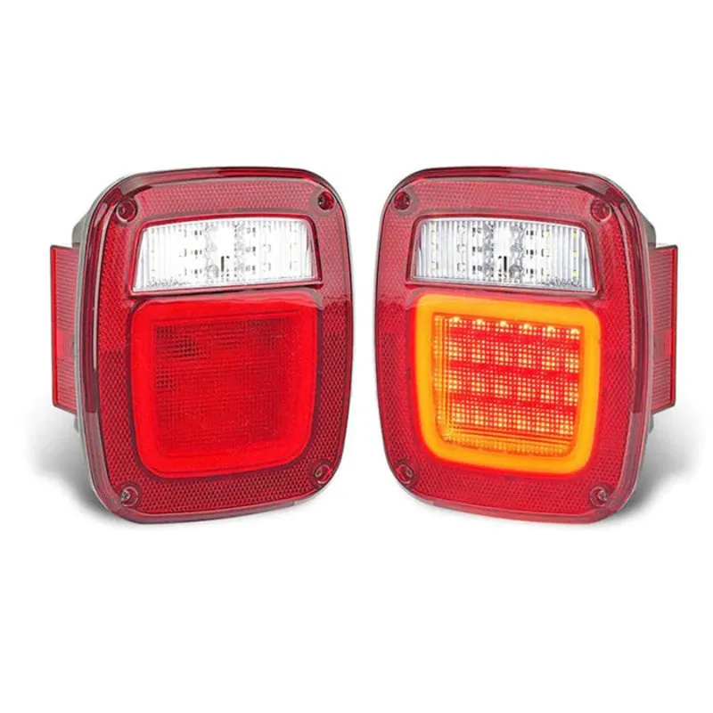 Jeep Wrangler LED Tail Light Assembly for 1979-2006 TJ YJ CJ