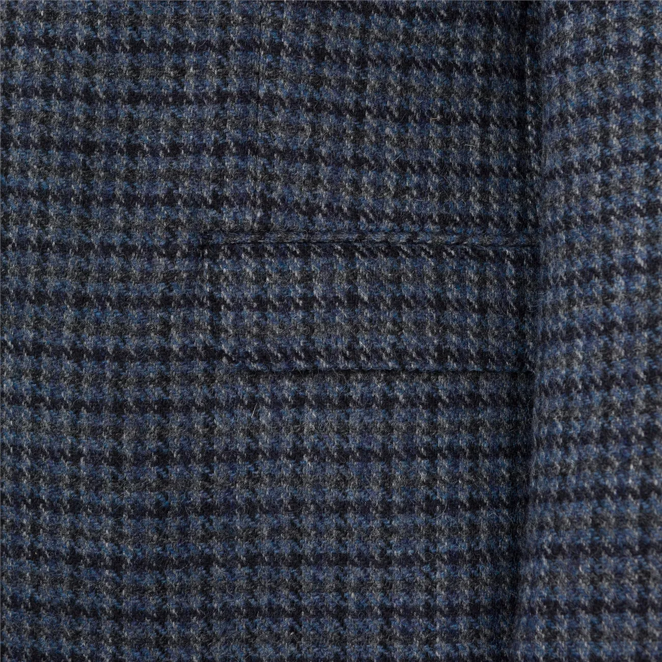 MAGEE Tweed Jacket - Mens Clady - Navy Houndstooth