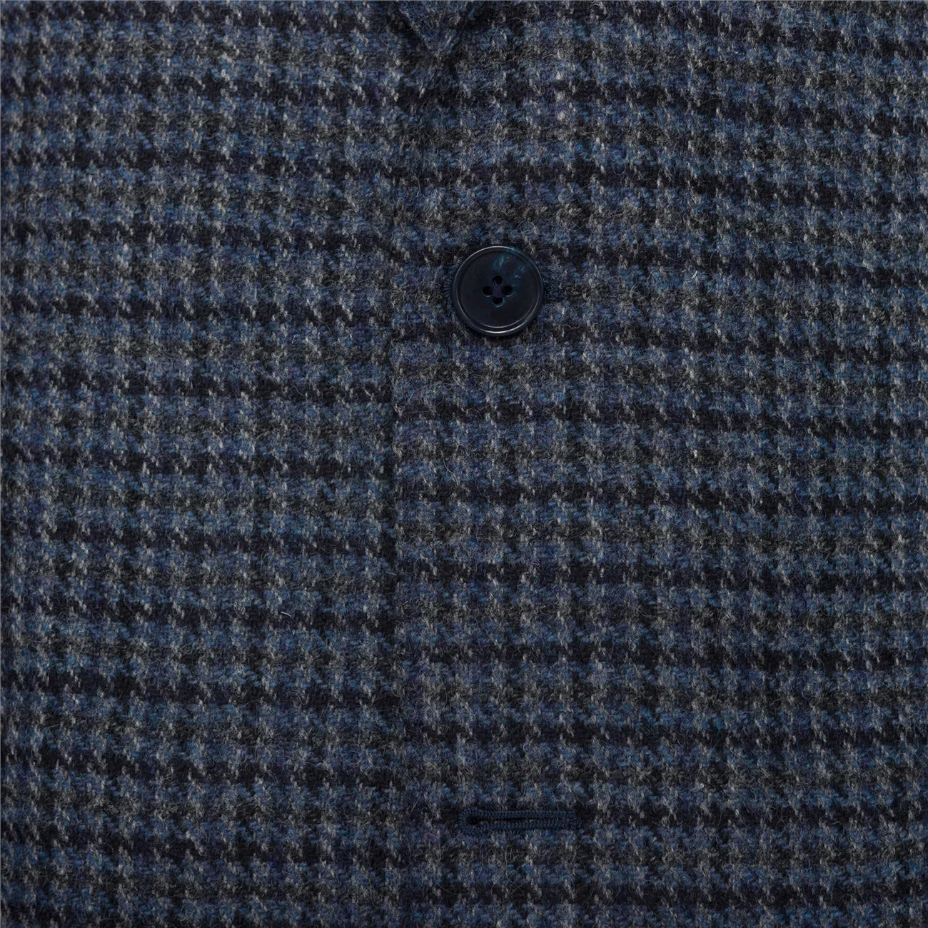 MAGEE Tweed Jacket - Mens Clady - Navy Houndstooth