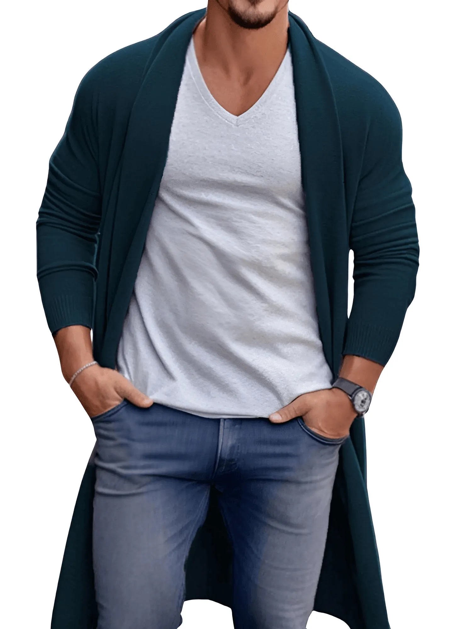 Men's Thin Cardigan - In 6 Colors!