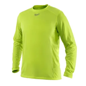 Milwaukee 411HV-XL WORKSKIN Light Weight Long Sleeve Shirt, High Vis, XL