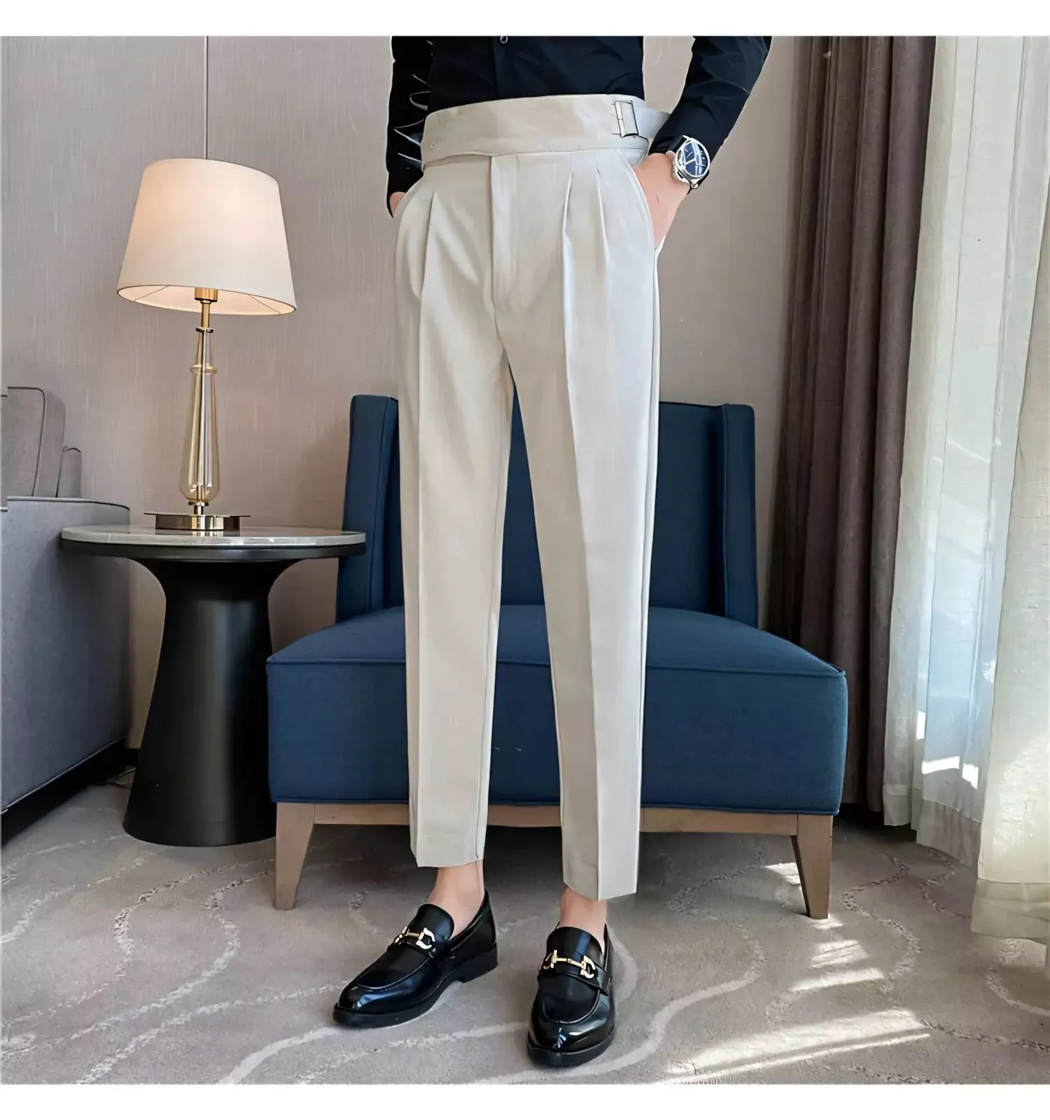 Modern Formal Trousers (Belted)