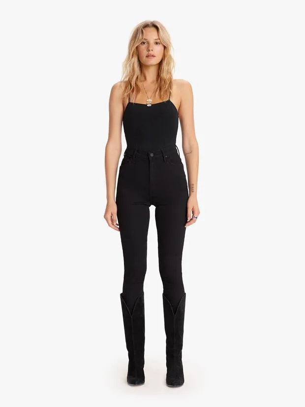 Mother Denim - The Super Swooner Ultra High Rise Jeans in Not Guilty