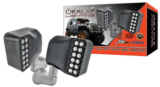 ORACLE Jeep Wrangler JK LED Off-Road Side Mirrors