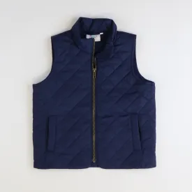 Quilted Vest - Navy