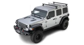 Rhino-Rack Heavy Duty RLT600 2 Bar Backbone Roof Rack Jeep Wrangler JL 18-24