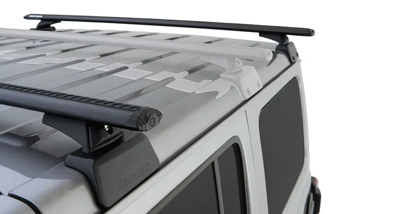 Rhino-Rack Vortex RCL 2 Bar Backbone Roof Rack Jeep Wrangler JL 18-24