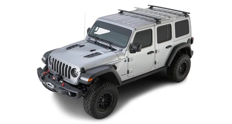 Rhino-Rack Vortex RCL 2 Bar Backbone Roof Rack Jeep Wrangler JL 18-24