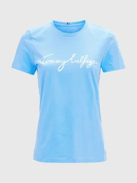 Signature Tee -Hydrangea Blue