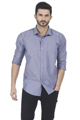 Slim Fit Grey Sand Dobby Shirt