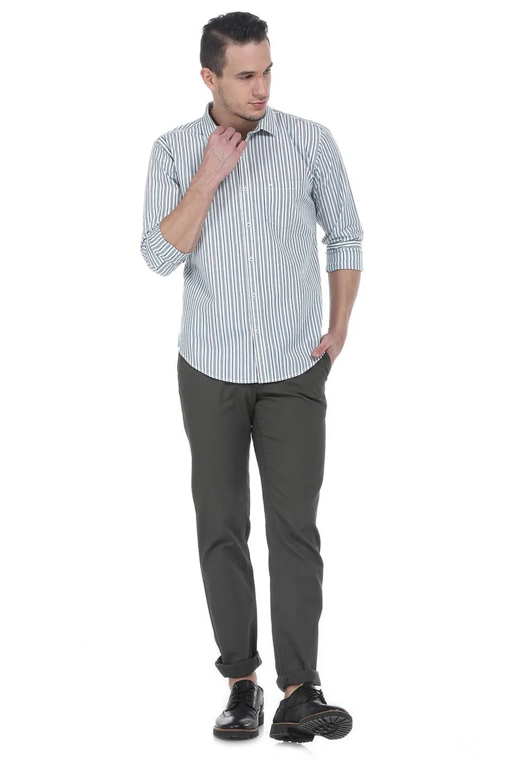 Slim Fit Stripe Shirts