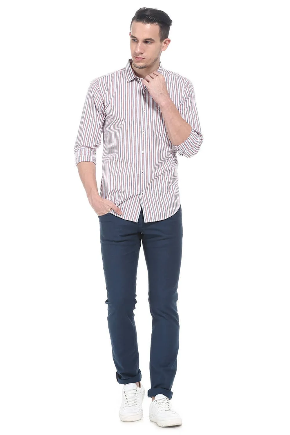 Slim Fit Stripe Shirts