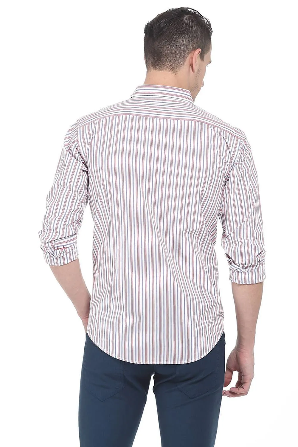 Slim Fit Stripe Shirts