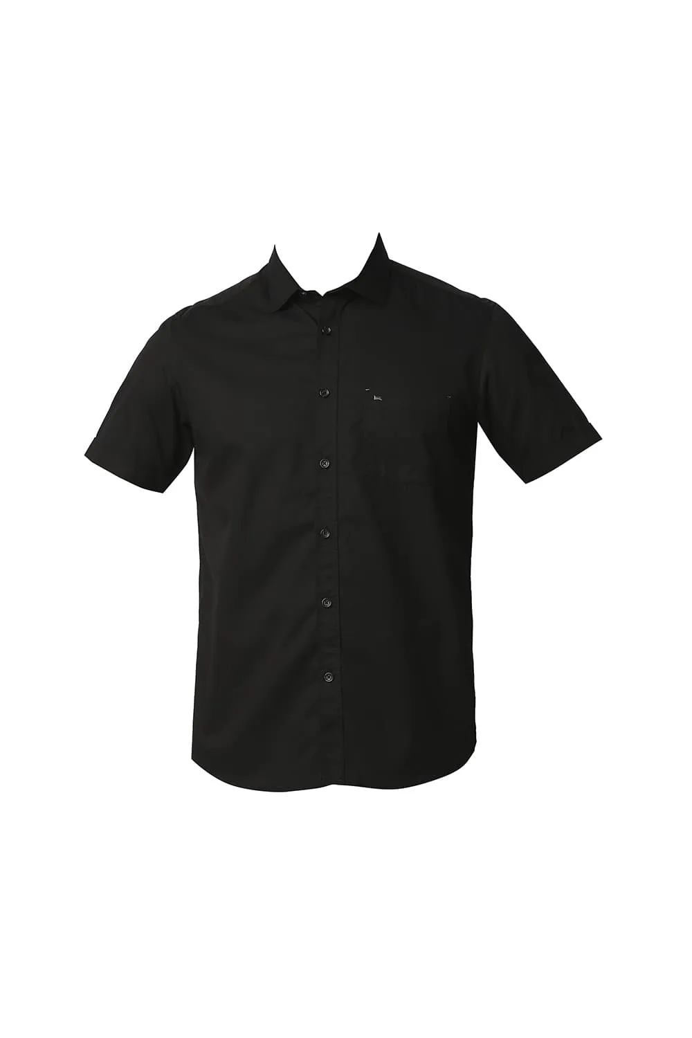 Slim Fit Twill Halfsleeves Shirt