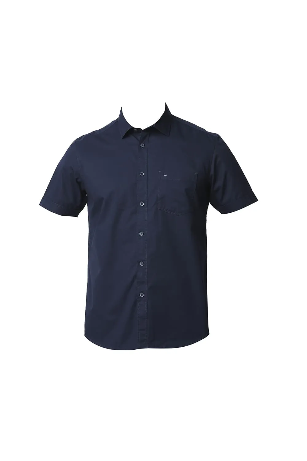 Slim Fit Twill Halfsleeves Shirt