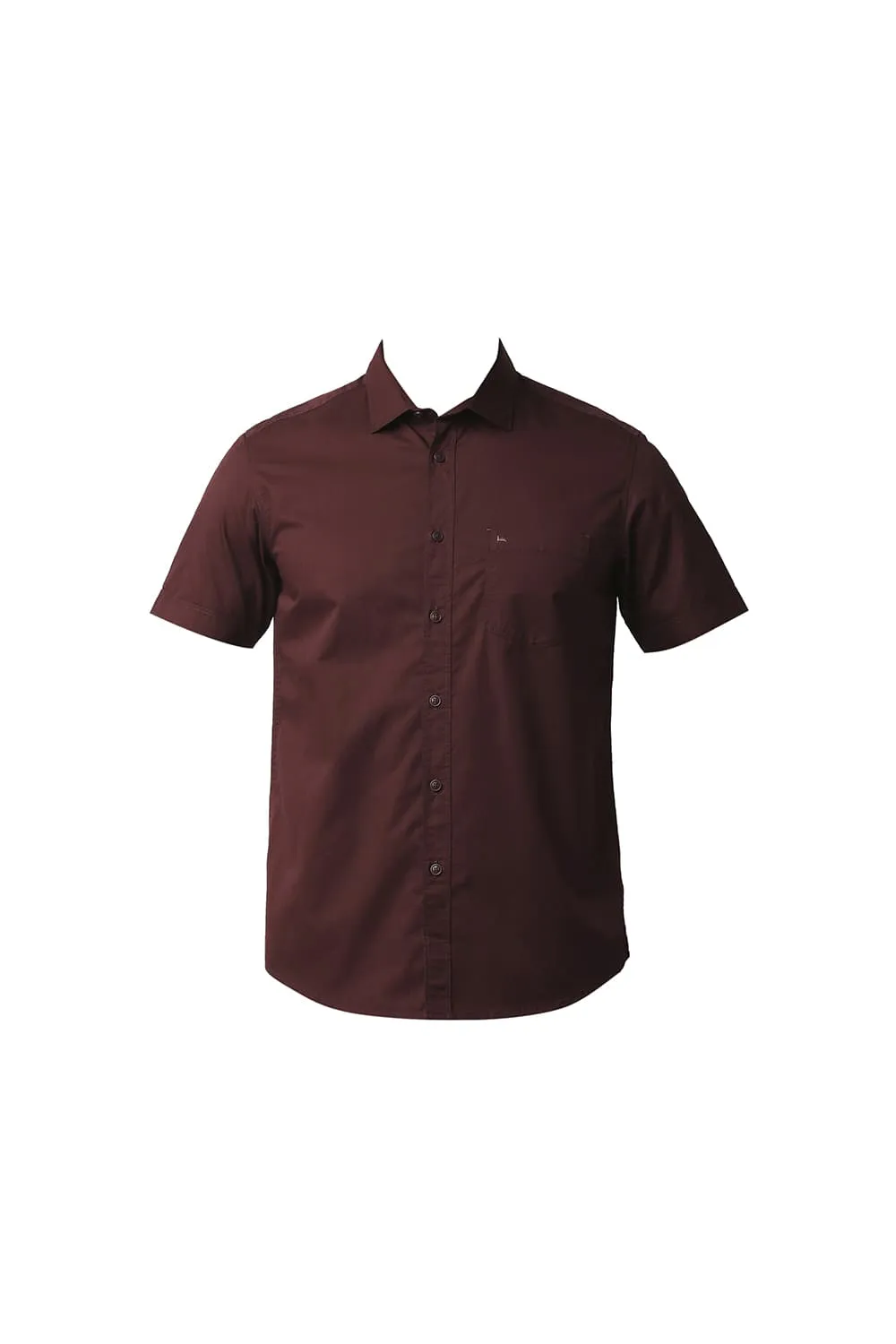 Slim Fit Twill Halfsleeves Shirt