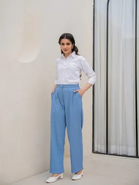 Star Line Blue Formal Pants