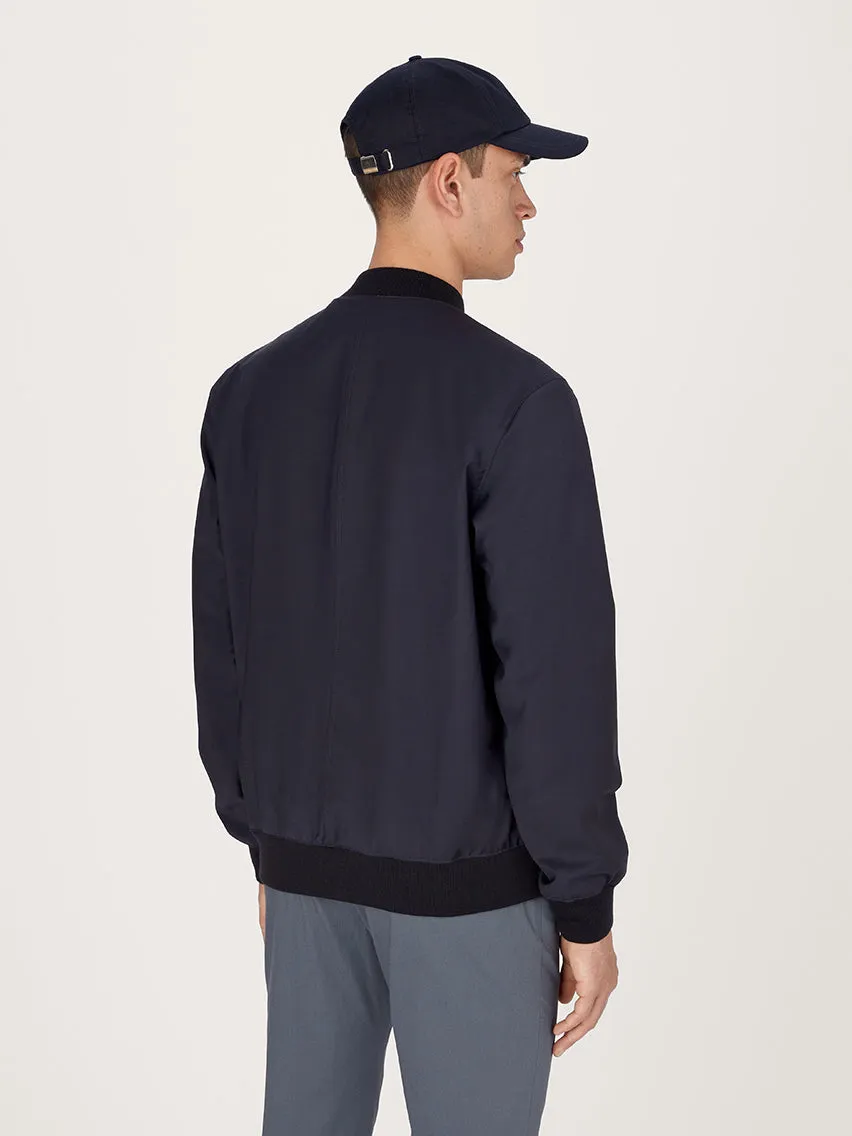 The Hydrowool Bomber Jacket || Navy