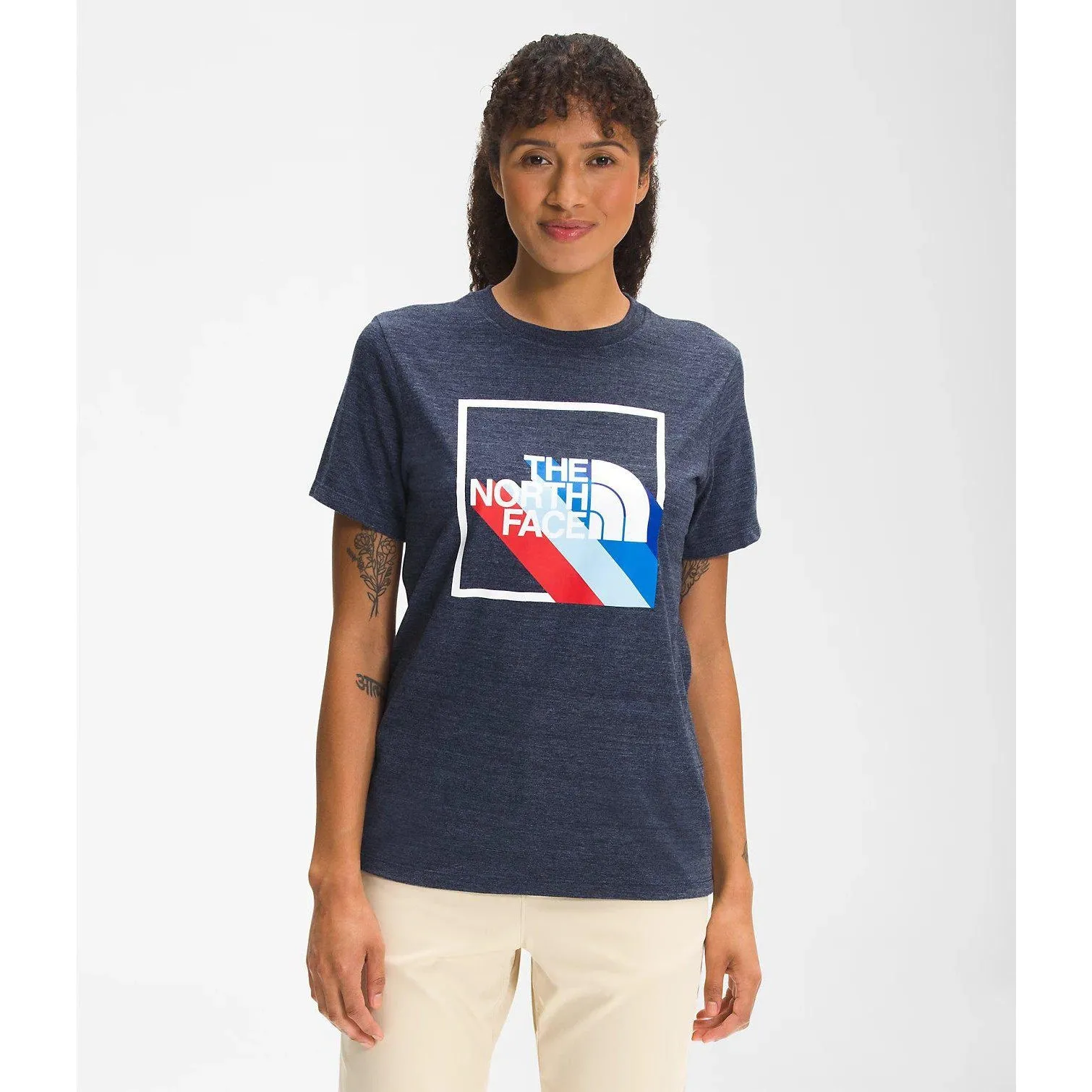 The North Face Women's Short Sleeve Americana Tri-Blend Tee