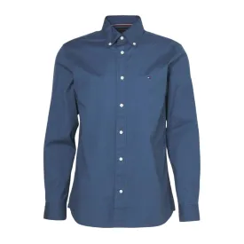 Tommy Hilfiger Flex Regular Fit Aegean Sea Poplin Shirt