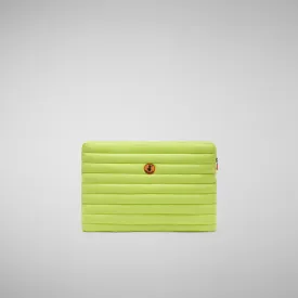 Unisex pc case Vesta in lichen green